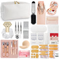 Women'S Wedding Emergency Travel Kit 45 Essential Items for Brides Bridesmaid All-In-One Daily Beauty Style Set with Makeup Brushes (Bianca Luxe)