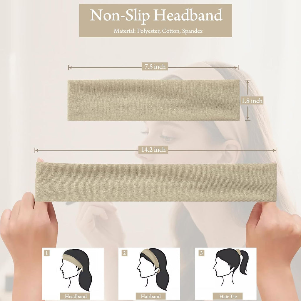 Real Perfection Gua Sha Facial Tools Face Roller for Wrinkles Jade Roller and Gua Sha Set, Scrubber Pore Brush Headband Skin Care Tools for Travel Skincare Routine Massaging Reducing Puffiness - Green