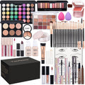 All in One Makeup Kit for Women Full Kit,Travel Makeup Set,Makeup Gift Set for Girls & Teen,Professional Makeup Kit Includes Lash Clusters Kit Eyeshadow Lipstick Brow Pencil Eyeliner Brush Set
