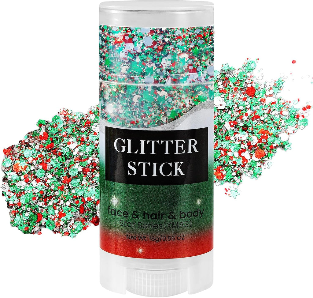 Mysense Patriotic Red White and Blue Face Hair Body Glitter Stick,4Th of July Outfits and Accessories for Women Kids,Usa Flag Makeup for Independence Day 250 Anniversary Memorial Day Veterans Day