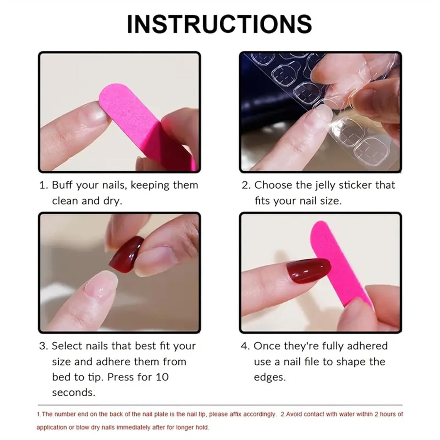 Glam Up Your Look with Our Elegant Silver French Tip Press-On Nails Featuring Heart Design - 24 Pcs of Stunning Rhinestone Full Cover False Nails for Women