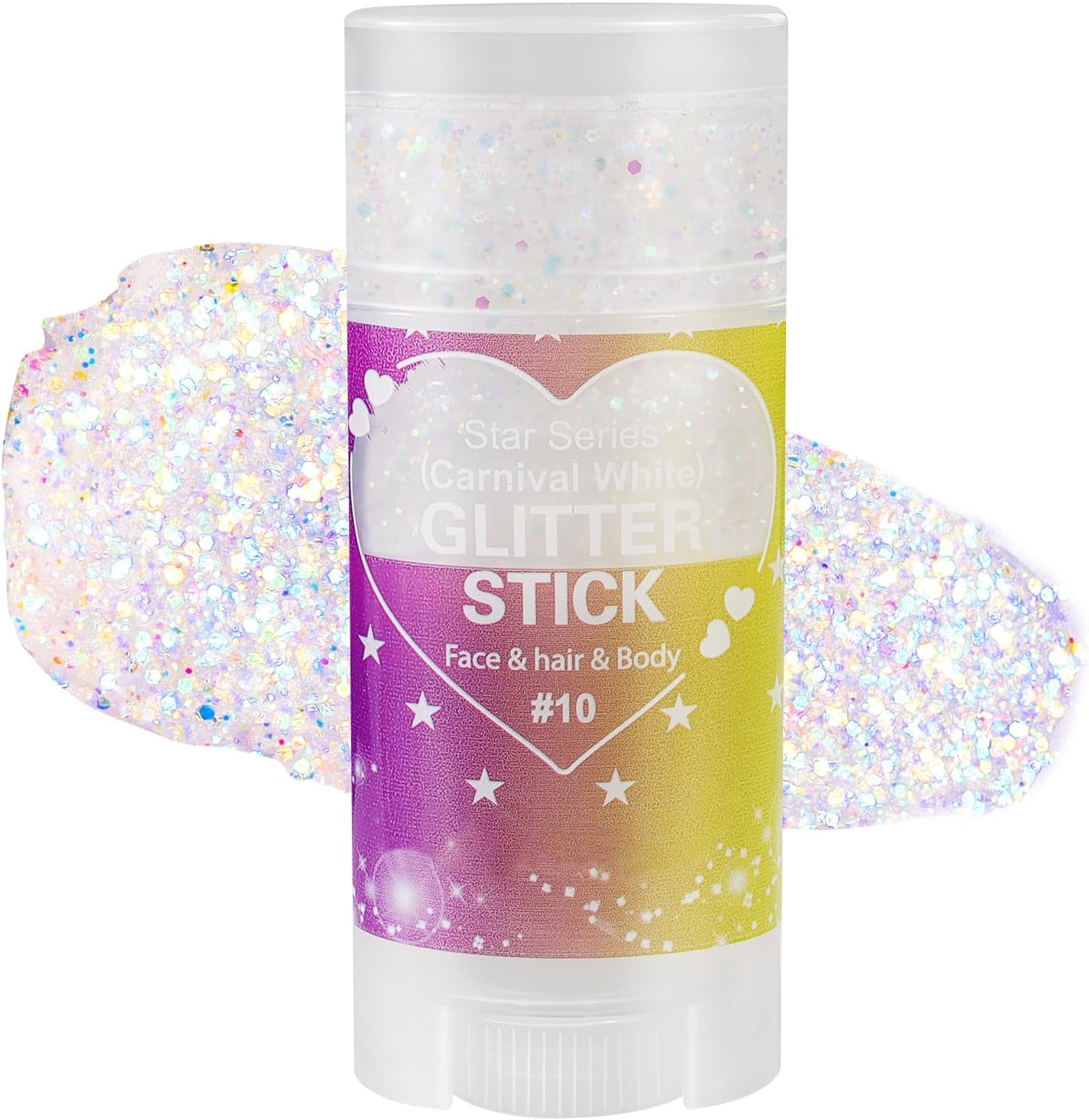 Mysense Patriotic Red White and Blue Body Glitter Stick,4Th of July Accessories,Sparkling Face Hair Glitter for 4Th of July Outfits Women Kids,American Flag Makeup for Independence Day 250 Anniversary