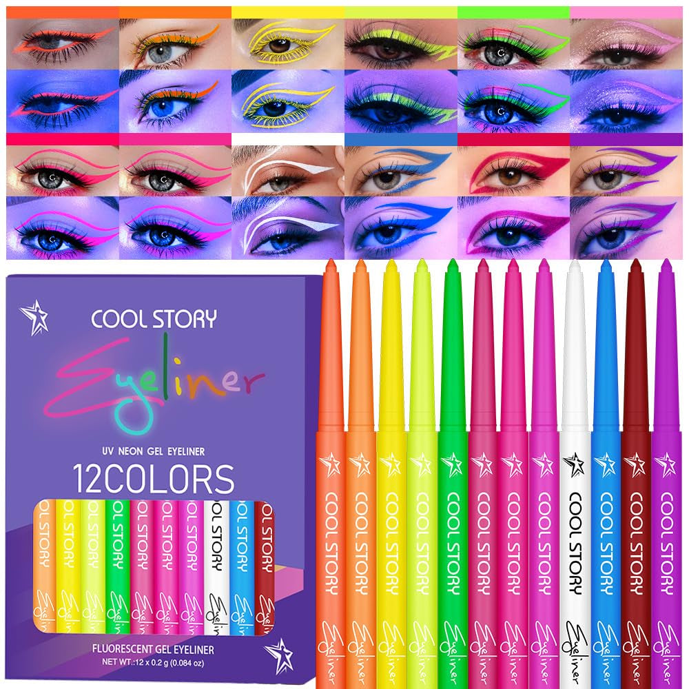 Elevate Your Eye Game with the Bestland 12 Colors Matte Liquid Eyeliner Set - Vibrant, Waterproof, and Perfect for Any Occasion!